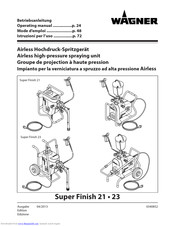 WAGNER Super Finish 23 Operating Manual