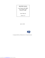 ICP WAFER-5823 User Manual