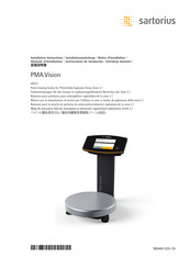 Sartorius PMA.Vision VIS1Y Installation Instructions Manual
