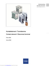 Stahl 8082/2 Operating Instructions Manual