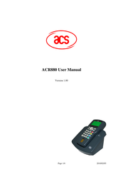 ACS ACR880 User Manual