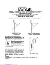 Chamberlain MotorLift 1703EML Owner's Manual & Installation Instructions