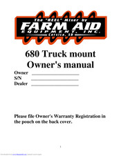 Farm Aid 250 Owner's Manual