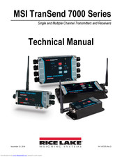 Rice Lake MSI-7000HD Technical Manual