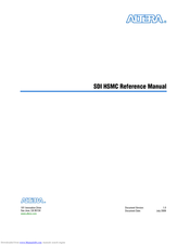 Altera SDI HSMC Reference Manual