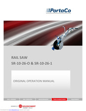 PortaCo SR-10-26-1 Original Operation Manual