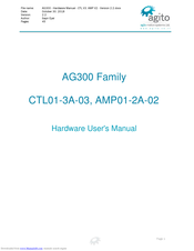 Agito AG300-AMP01-2A-02 Hardware User Manual