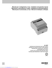 Elvox 693T Installation And Operation Manual