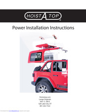 Lange Originals Hoist-a-Top Installation Instructions Manual