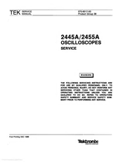 Tektronix 2445A Service Manual