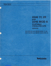 Comb Bound & Protective Covers Tektronix 2246 Mod A Operators Manual 
