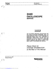 Tektronix 2440 Manual