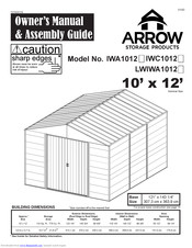 Arrow Storage Products LWIWA1012 Owner's Manual & Assembly Manual