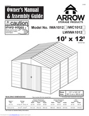 Arrow Storage Products IWC1012 Owner's Manual & Assembly Manual
