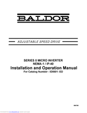 Baldor SERIES 5 Installation And Operation Manual