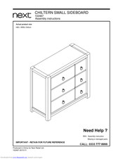 Next CHILTERN SMALL SIDEBOARD Assembly Instructions Manual