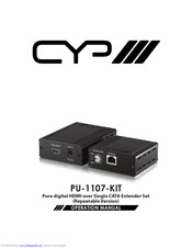 CYP PU-1107-KIT Operation Manual