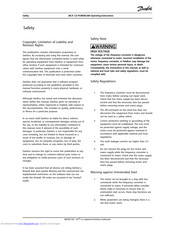 Danfoss MCA 123 POWERLINK Operating Instructions Manual