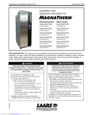 Laars MagnaTherm MGH1600 Installation And Operation Instructions For
