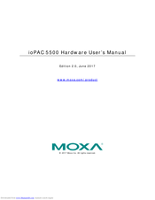 Moxa Technologies ioPAC 5500 series Hardware User Manual