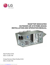 LG AR-DE11-05A Installation And Operation Manual