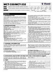 Visonic MCT-330 Installation Instructions