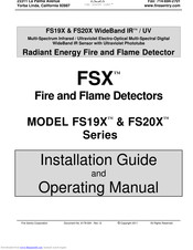 Fire Sentry FSX FS19X Series Installation Manual And Operating Manual