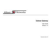 Alliant Networks CGW101 User Manual