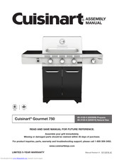 Cuisinart Gourmet 750 G53509 Assembly Manual