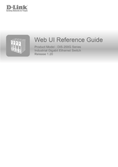 D-Link Dis-200G Series Web Ui Reference Manual
