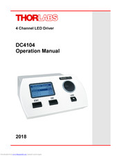 Thorlabs DC4104 Operation Manual