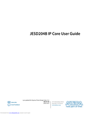 Altera JESD204B IP CORE User Manual