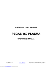 Alfa IN PEGAS 160 PLASMA Operating Manual