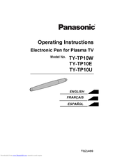 Panasonic TYTP10E Operating Instructions Manual