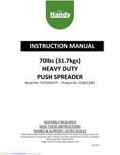 The Handy THS70HDUTY Instruction Manual