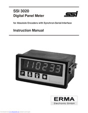 Erma Electronic SSI 3020 Instruction Manual