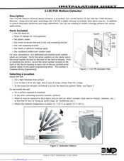 Dmp Electronics 1125 Installation Sheet