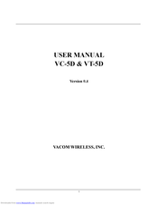 VACOM WIRELESS VT-5D User Manual