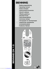 Benning CM 1.3 Operating Manual