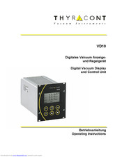 Thyracont VD10 Operating Instructions Manual