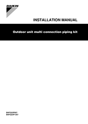 Daikin BHFQ23P1357 Installation Manual