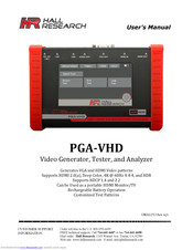 Hall Research Technologies PGA-VHD User Manual
