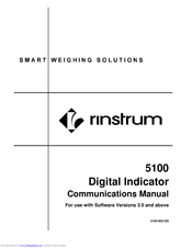 Rinstrum 5100 Communications Manual