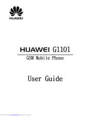 Huawei G1101 User Manual