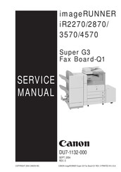 Canon imageRunner iR2870 Service Manual
