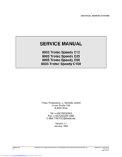 Trotec Speedy C12 Service Manual