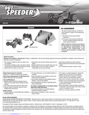 REVELL Out Speeder Instructions Manual