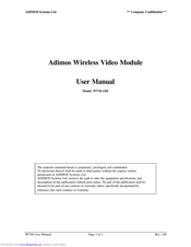 ADIMOS Systems WVM-1101 User Manual