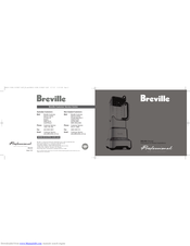 Breville Professional 800 Collection BBL800 Instructions & Recipe Inspirations