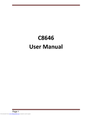 Cellon C8646 User Manual